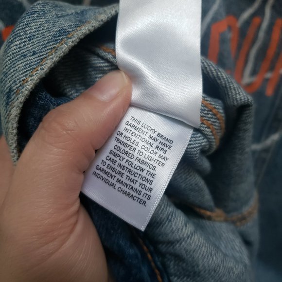 Wren + Glory x Lucky Brand One-of-a-Kind Coachella Denim Jacket! - Picture 14 of 15